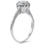 The Rosalba Ring, smalltop view on a hand