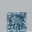 0.33 Ct. Fancy Vivid Blue Princess Lab Grown Diamond
