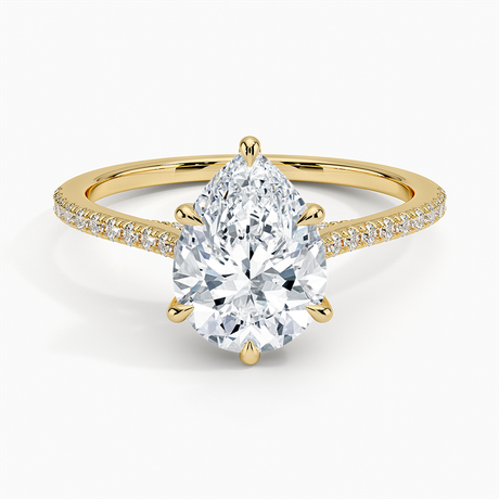 18K Yellow Gold Luxe Dawn Diamond Ring