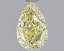 1.03 Ct. Fancy Intense  Yellow Pear Lab Grown Diamond