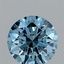 1.10 Ct. Fancy Vivid Blue Round Lab Grown Diamond