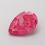 1.14 Ct. Fancy Vivid  Pink Pear Lab Grown Diamond