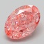 4.64 Ct. Fancy Vivid Pink Oval Lab Grown Diamond