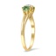 The Meridel Ring, smalltop view on a hand