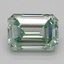 0.53 Ct. Fancy Intense Green Emerald Lab Grown Diamond