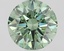 1.34 Ct. Fancy Vivid Green Round Lab Grown Diamond