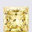 2.00 Ct. Fancy Intense Yellow Princess Lab Grown Diamond