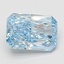 2.06 Ct. Fancy Vivid Blue Radiant Lab Grown Diamond