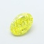 1.03 Ct. Fancy Vivid Yellow Oval Lab Grown Diamond