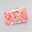 4.28 Ct. Fancy Vivid Pink Radiant Lab Grown Diamond