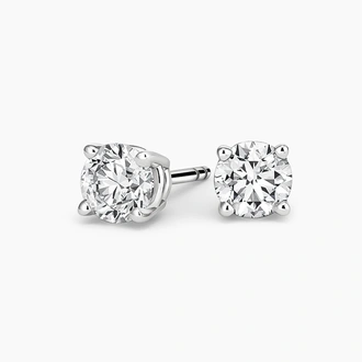 Certified Lab Grown Diamond Stud Earrings (2 ct. tw.) - Brilliant Earth