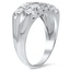 The Hypatia Ring, smalltop view on a hand