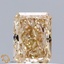 0.51 Ct. Fancy Light Brownish Yellow Radiant Lab Grown Diamond