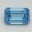 2.04 Ct. Fancy Vivid Malibu Blue Emerald Lab Grown Diamond