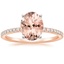 14K Rose Gold Ballad Three-Quarter Coverage Diamond Ring (1/4 ct. tw.), smalltop view