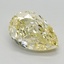 2.27 Ct. Fancy Yellow Pear Lab Grown Diamond