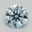 3.05 Ct. Fancy Vivid Blue Round Lab Grown Diamond
