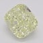 4.23 Ct. Fancy Light Yellow Cushion Diamond