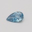 0.41 Ct. Fancy Vivid Blue Pear Lab Grown Diamond