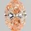 1.28 Ct. Fancy Intense Pink Oval Lab Grown Diamond