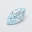 1.54 Ct. Fancy Intense Blue Marquise Lab Grown Diamond