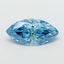 3.80 Ct. Fancy Vivid Blue Marquise Lab Grown Diamond