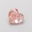 1.43 Ct. Fancy Intense Pink Heart Lab Grown Diamond