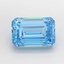 5.55 Ct. Fancy Vivid Blue Emerald Lab Grown Diamond