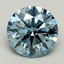 2.57 Ct. Fancy Blue Round Lab Grown Diamond