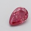 3.11 Ct. Fancy Vivid  Pink Pear Lab Grown Diamond