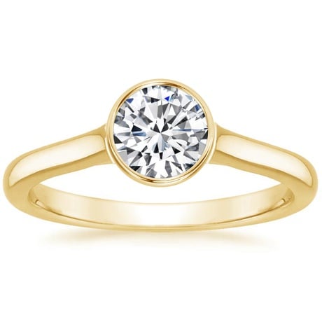 18K Yellow Gold Luna Bridal Set