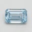 1.01 Ct. Fancy Intense Blue Emerald Lab Grown Diamond