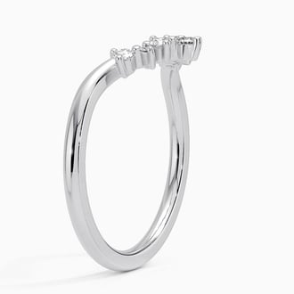 Caris Diamond Ring in 18K White Gold