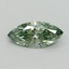 0.36 Ct. Fancy Vivid Green Marquise Lab Grown Diamond
