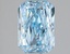 1.56 Ct. Fancy Vivid Blue Radiant Lab Grown Diamond