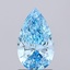 1.01 Ct. Fancy Vivid  Blue Pear Lab Grown Diamond