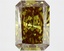 4.36 Ct. Fancy Deep  Green Radiant Lab Grown Diamond