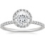 18K White Gold Waverly Halo Diamond Ring (1/2 ct. tw.), smalltop view