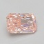 0.82 Ct. Fancy Vivid Pink Radiant Lab Grown Diamond