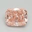 4.03 Ct. Fancy Vivid Pink Cushion Lab Grown Diamond