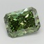 3.55 Ct. Fancy Vivid  Green Radiant Lab Grown Diamond