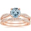 14KR Aquamarine Petite Luxe Twisted Vine Bridal Set (1/2 ct. tw.), smalltop view
