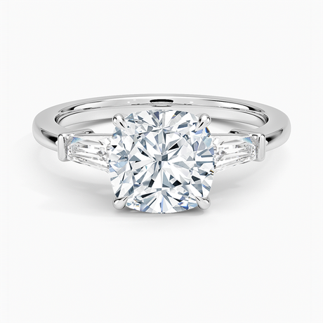 Symphony Three Stone Diamond Ring - Brilliant Earth