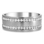 Custom Double Channel Wedding Band