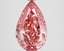 2.52 Ct. Fancy Vivid Pink Pear Lab Grown Diamond