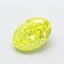 1.15 Ct. Fancy Vivid Yellow Oval Lab Grown Diamond