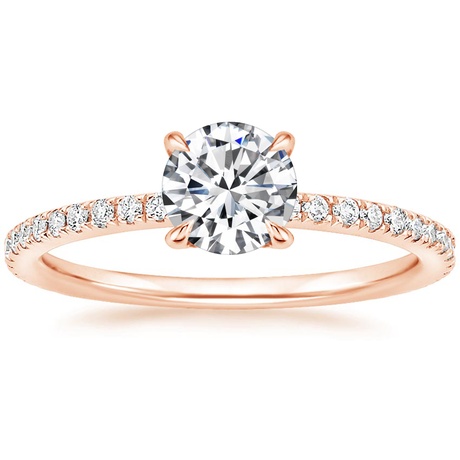 14K Rose Gold Luxe Ballad Perfect Fit Diamond Bridal Set