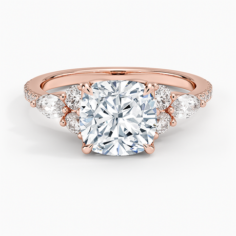 14K Rose Gold Luxe Nadia Pavé Diamond Ring (1/2 ct. tw.)