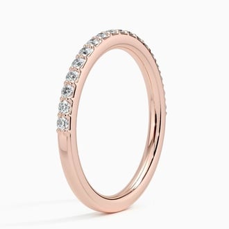 Petite Shared Prong Half Coverage Lab Diamond Ring (1/4 ct. tw.)