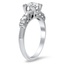 The Maudie Ring, smalltop view on a hand